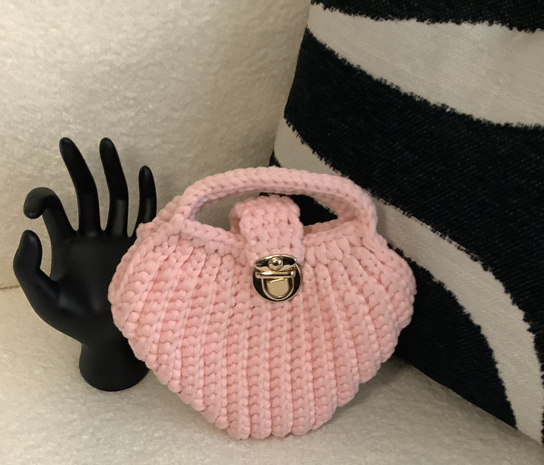 Chunky Crochet Mini Handbag